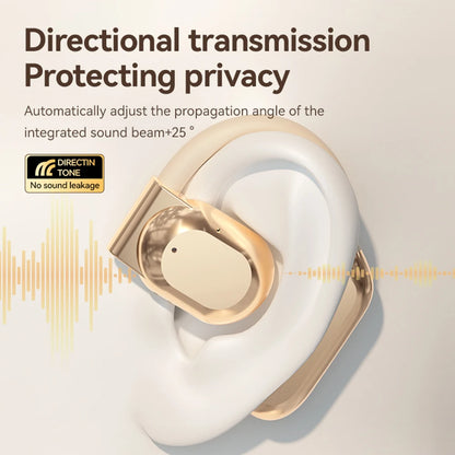 Real Time AI Translator Earbuds Bluetooth-Compatible 5.4 Noise Cancelling Smart Voice Translator Ear Hook Translation Earphones